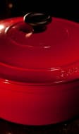Cocotte rouge en fonte