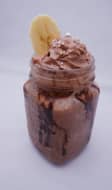 Milkshake au chocolat et banane