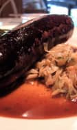 Boudin noir avec choucroute garnie