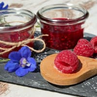 confiture de framboises