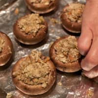 champignons farcis