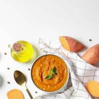 purée de patates douces