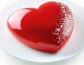 Le moule coeur silicone