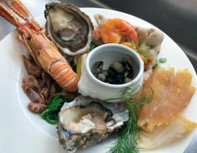 Proportions et grammages des fruits de mer