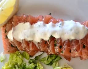 Saumon gravlax
