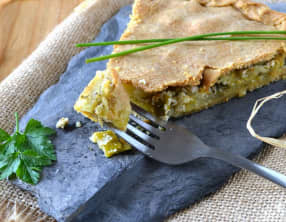 Tourte poireaux pommes de terre