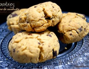 Cookies beurre de cacahuète et chocolat noir