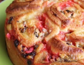 Chinois aux raisins secs et pralines roses