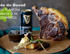 Côte de boeuf à la plancha et sauce Guinness pour la Saint-Patrick