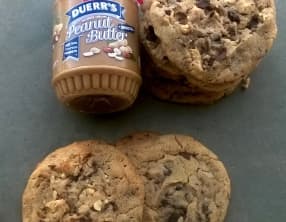 Cookies au chocolat au lait et beurre de cacahuètes
