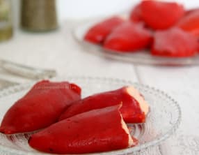 Poivrons farcis à la Ricotta et chèvre frais