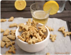 Sablés au bleu d'Auvergne et à la noix