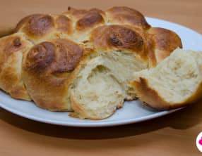 Brioche fleur d'oranger - sans beurre, sans oeufs