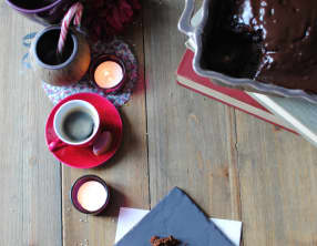 Gâteau vegan au chocolat minute