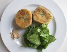 Galettes de maquereau fumé