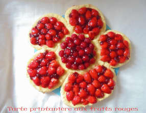 Tarte printanière aux fruits rouges
