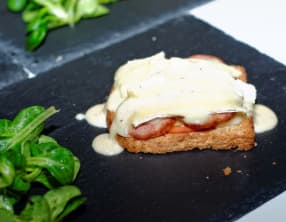 Tartines Normande, sauce Pommeau