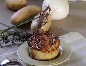 Petits gâteaux de pommes de terre à la ricotta et au comté