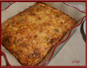 Clafoutis de thon aux poivrons