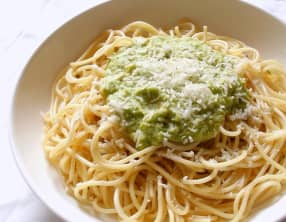 Pâtes à la crème de brocolis