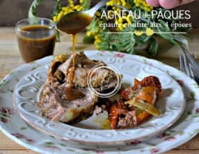 Rôti d'épaule d'agneau aux 4 épices