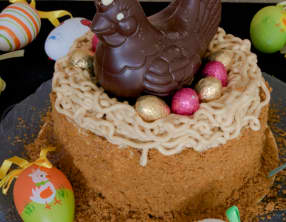 Le nid de Pâques aux spéculoos