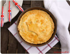 Tourte au boeuf et aux petits oignons
