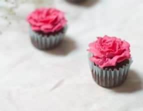 Flower cupcakes