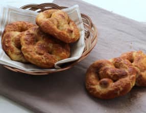 Pretzels à la cannelle