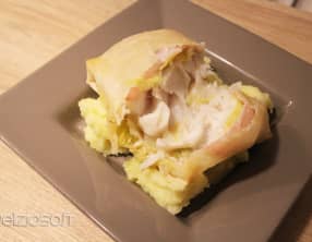 Croustillant de Cabillaud aux poireaux