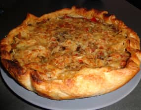 Tourte à la ratatouille