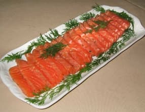 Saumon gravlax