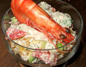 Cocktail de crabe aux agrumes