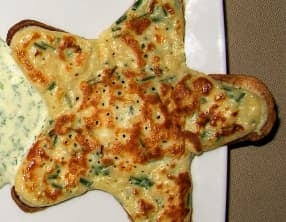 Blinis à la ciboulette