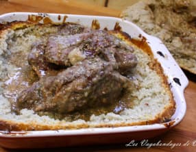 Selle d'agneau en croute de sel