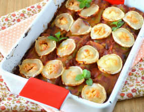 Cannelloni épinards, tofu fumé et chèvre