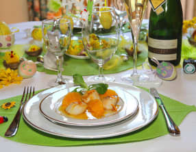 Noix de St-Jacques au beurre d’agrumes