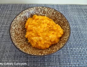 Purée de patates douces