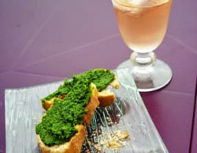 Pesto de Fanes de Radis