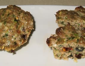 Pains de veau aux olives et aux tomates séchées