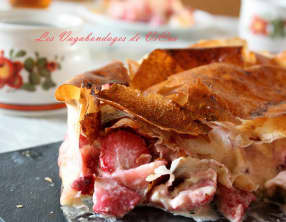 Croustade aux fraises
