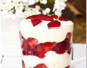 Tiramisu aux fraises