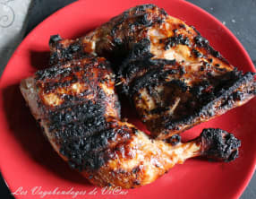 Cuisses de poulets marinées au barbecue
