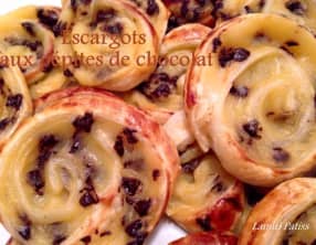 Escargots aux pépites de chocolat