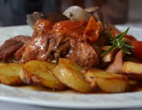 Lapin à la saintongeaise