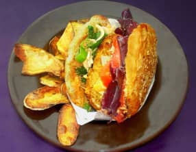 Chicken Burger à l'Heure Espagnole