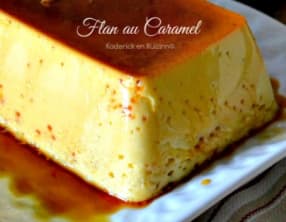 Entremet ou Flan au caramel au four vapeur à l'Omnicuiseur Vitalité 6000