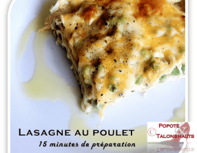 Lasagne au poulet express Direct-O-Four à la crème de poulet et fromage en grain