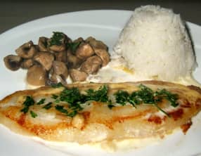 Filets de sole aux champignons