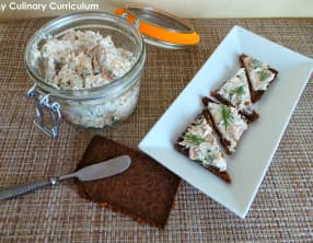 Rillettes de thon blanc germon à la ciboulette et à l'aneth